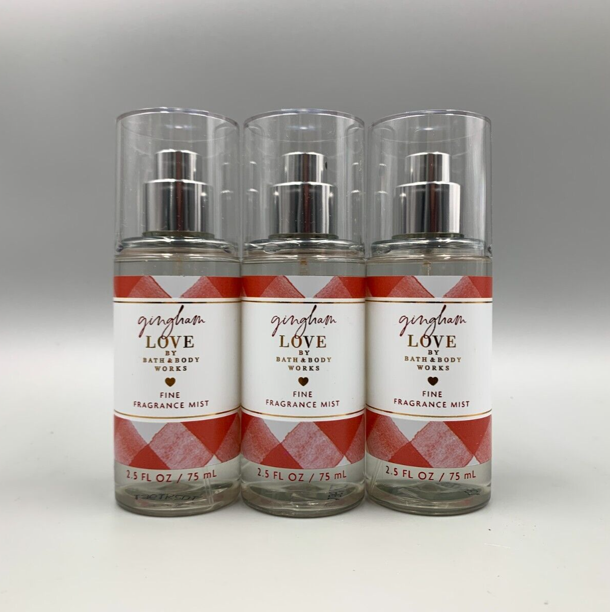 ☆BBW☆ Gingham ミニ ボディミスト Bath & Body Works Gingham Love Mist Travel Mini 2.5 Fl Oz S