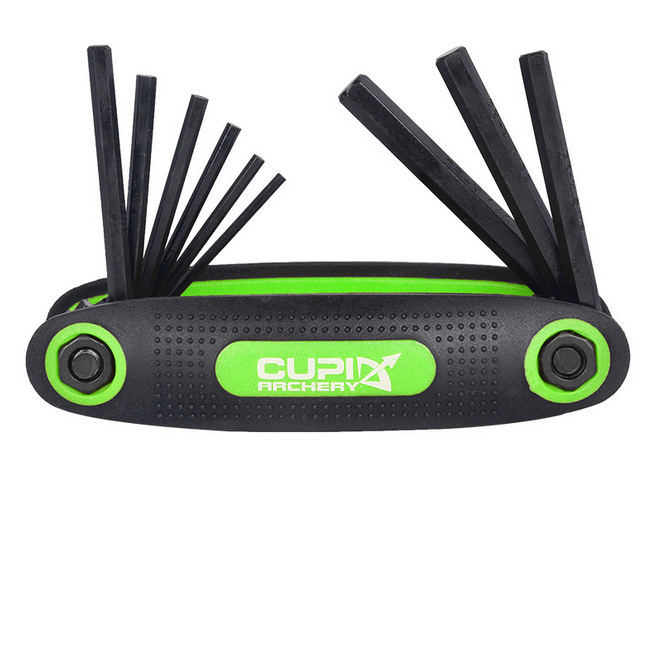 Archery 9 in 1 Allen Wrench Set Hex Key Folding Repair Tool Compound Recurve Bow eBay