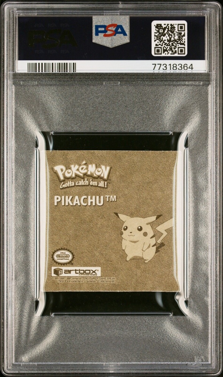 POP15 PSA1 2006 ピカチュウ　ステッカー #006 PIKACHU Rare Gold Sticker #R08 Artbox Pokemon Stickers - PSA 7 | eBay