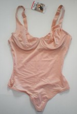  200 NEW WOLFORD Rosepowder SHEER TOUCH FORMING STRING BODY Bodysuit 38B 38C