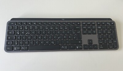 Logitech MX Keys für Mac Bluetooth Tastatur, Deutsch - Space Grau- guter Zustand