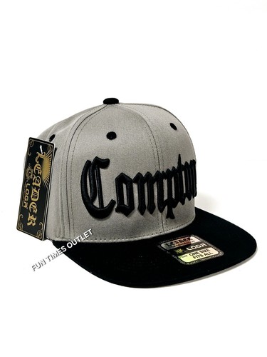 Compton City Embroidered White Hat Baseball Cap Youth Adult Adjustable Snapback - Picture 2 of 6