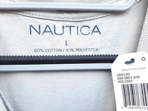T-SHIRT UOMO NAUTICA OGH Holiday GRIGIO MANICA CORTA Lg nuova con etichetta - Foto 3 di 4