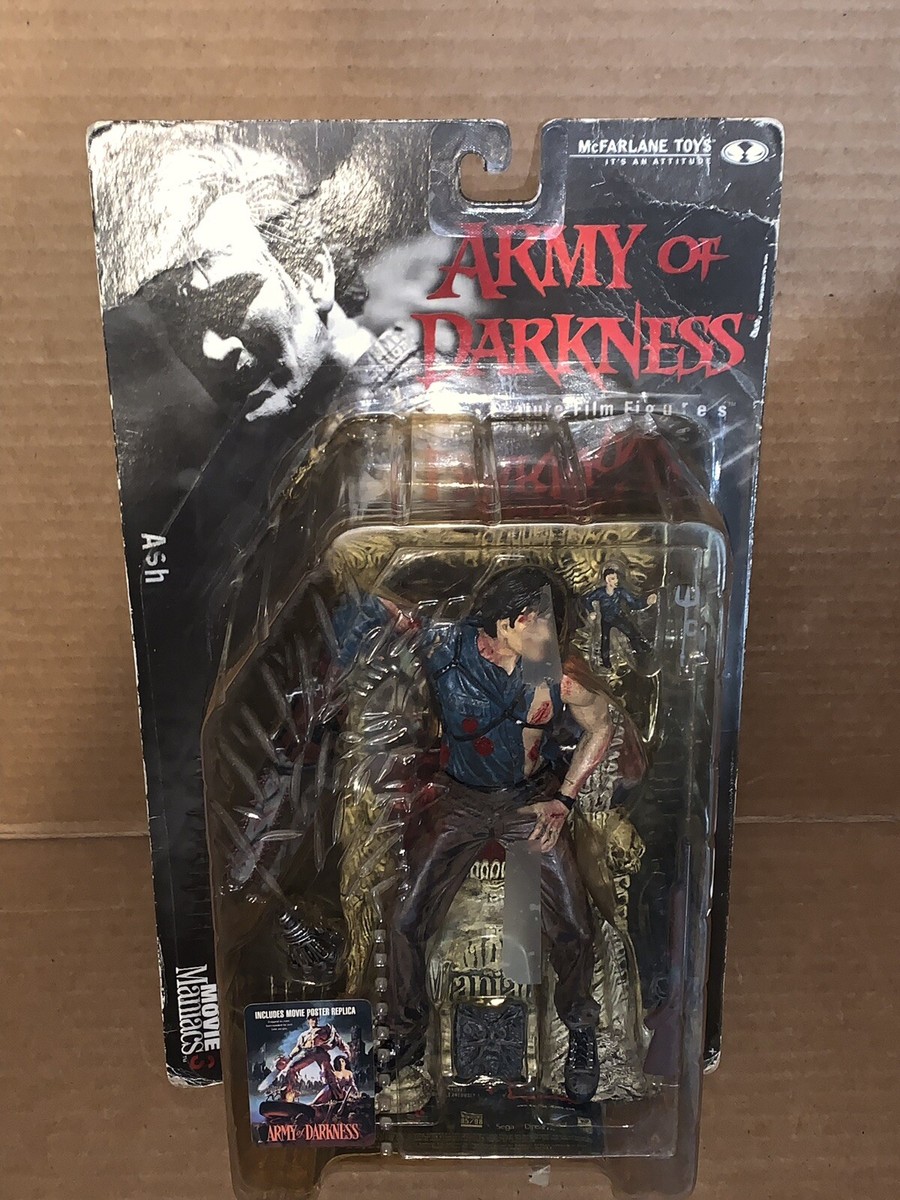 Vintage McFarlane Toys Movie Maniacs Army Of Darkness Ash Action