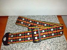 Guitar Strap Multi-Color. 2" Wide x 37.25" in Length. NEW.