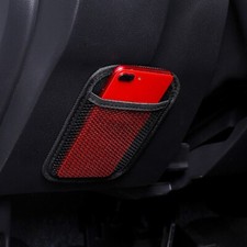 Sac de Rangement V??hicule Net Support T??l??phone Tissu Non Tiss?? Voiture Prat