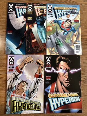 Supreme Power: Hyperion #1 2 3 4 5 DC Comics 2005 Mini-Series Marvel Max