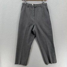 VTG Pendelton Lined 100 Wool Trousers Pants Womens Size 8 Tapered High Rise