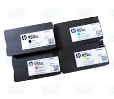 4pk Genuine HP 950XL Black  951XL 3-Color OfficeJet 8620 8600 8630