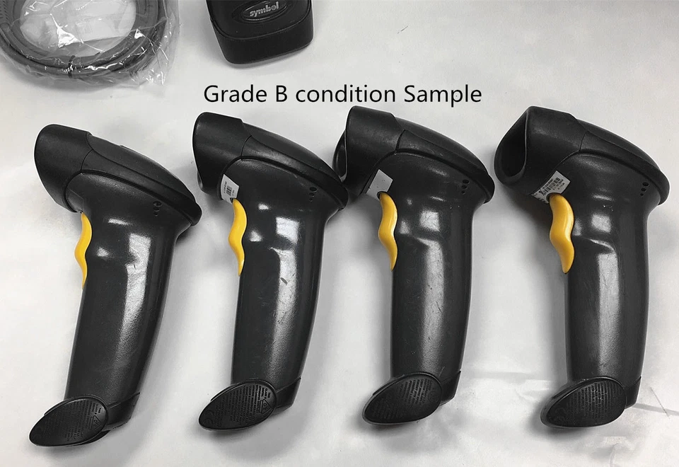Motorola Symbol Barcode Scanner Model: LS2208 USB Black with USB cable - Grade B - Image 4 of 4