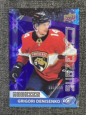 Grigori Denisenko 2021-22 Upper Deck Ice Hockey Sub Zero Rookie /999 #SZ-38 RC