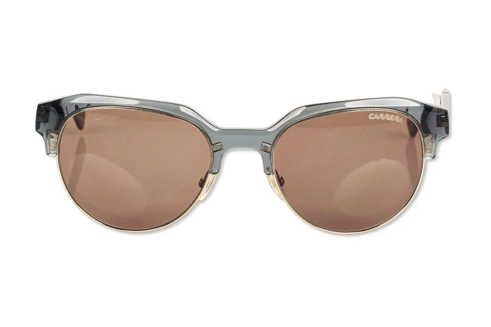 Gafas de sol Carrera para mujer color azul marino dorado 6001 ovaladas lentes marrones 51 mm Foto 2 de 4