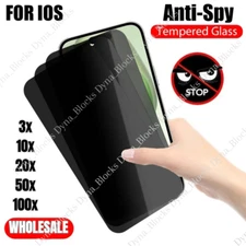 Wholesale For iPhone 15 14 13 12 11 16 Privacy Anti-Spy Glass Screen Protector
