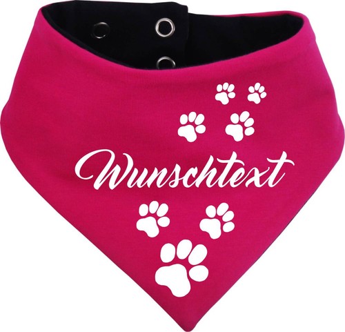 Hunde Halstuch Multicolor personalisiert mit deinem Wunschmotiv oder Name - Bild 22 von 38
