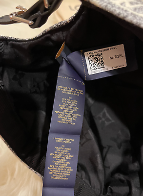 Louis Vuitton Monogram Jacquard Denim Cap Blue in Cotton/Silk with  Gold-tone - US