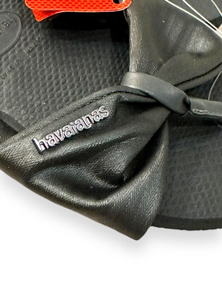 Sandalias clásicas Havaianas You St. Tropez chanclas negras para mujer 7/8 Foto 4 de 4