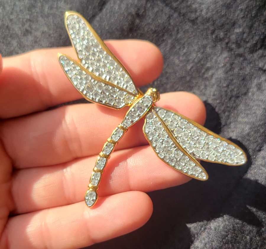 Swarovski on sale dragonfly pin