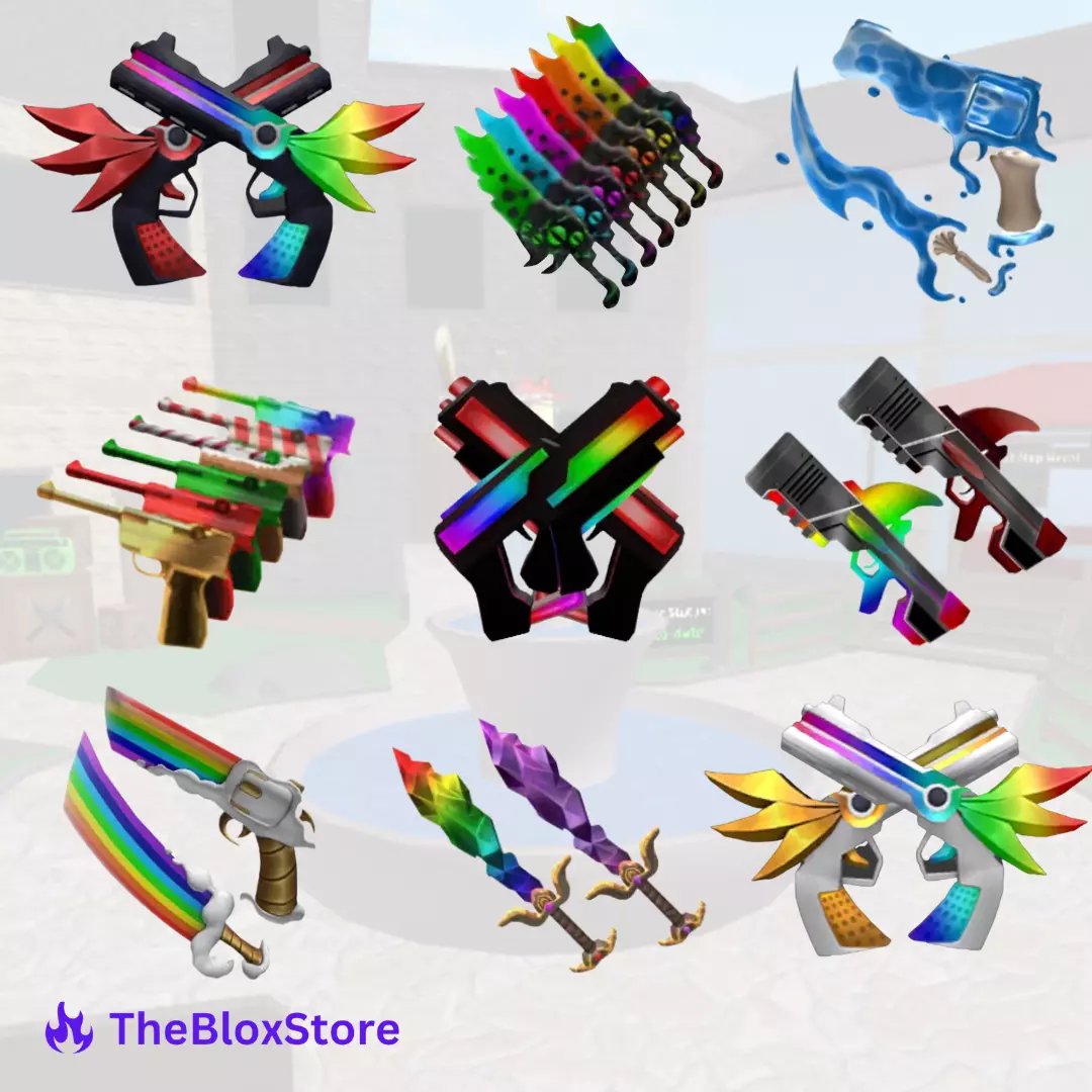 Buying the new RAINBOW GODLY BUNDLE in MM2!!! 