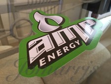 Amp Energy Drink Stickers Decal Sign Logo Bmx Motocross Racing Red Bull 4-18