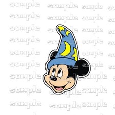 Disney Sorcerer Mickey nn Printed Scrapbook Paper Piece Piecing Die Cut
