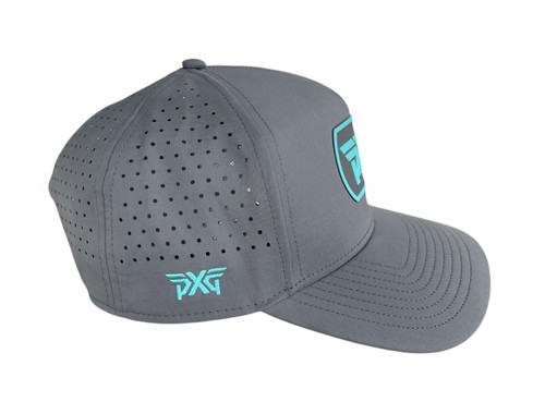PXG Mens Dog Tag 5 Panel High Crown SnapBack Gray Hat OSFM Excellent Condition - Picture 3 of 6