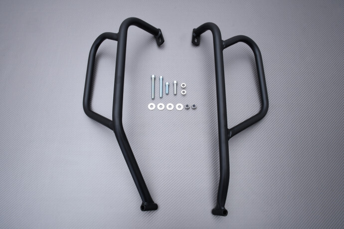 Crash bars avec tubes acier 22mm pour protection totale du colín Suzuki DR-Z 400S