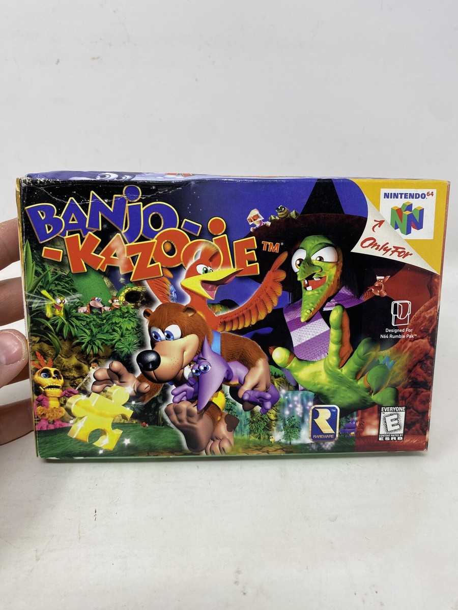 Banjo-Kazooie (Nintendo 64) N64 Complete with Box Manual lot