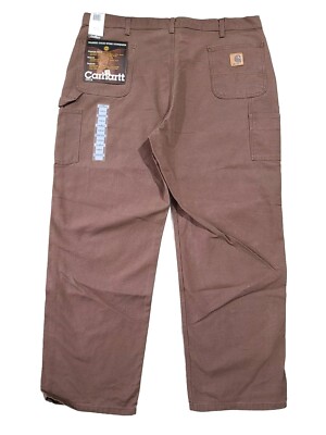 NEW) Men's Carhartt B11 CHT Washed Duck Carpenter Pants NWT 44X32