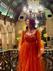 WOMEN FALL FAIRY Autumn Queen DRESS GOWN COPPER SIZE 12 L WIG CROWN  FANTASY — photo 2