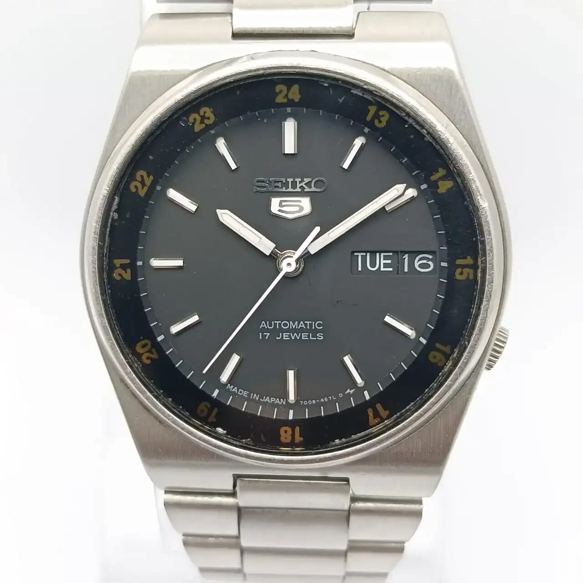 f*s様 SEIKO 5 Sports 腕時計 Seiko 5 Automatic 7009-3161 Day/Date Vintage Men's Watch | eBay