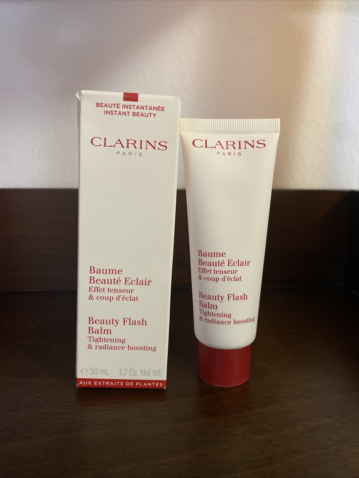 Clarins Beauty Flash Balm, 3-in-1 cream, mask, primer, 1.7 oz 50ml, New in Box