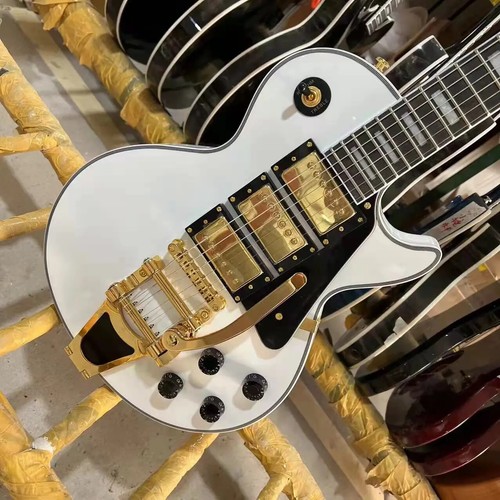Custom Electric Guitar White Color Rosewood Fingerboard Three Pickups - Picture 5 of 13