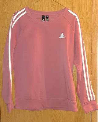 ADIDAS Women's 3 Stripe Plum Sweatshirt 