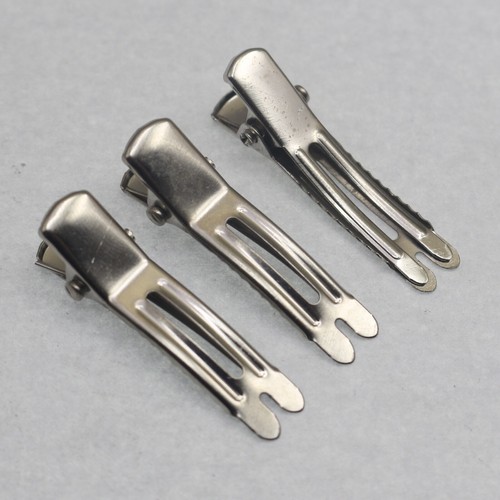 25 Double Prong Alligator Hair Clips KORKER PINCH 35mm Hair Accessories