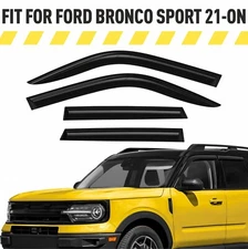 Rain Guards Vent Visors Shade for 2021-2025 Ford Bronco Sport