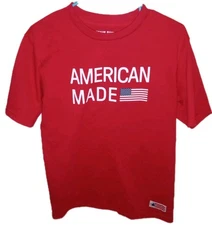 American Made 100% Cotton Men's Medium USA Made Red T-Shirt By American Giant