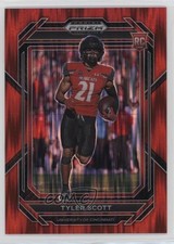 2023 Panini Prizm Draft Picks Red Flash Prizm 12/49 Tyler Scott #154 1g8u