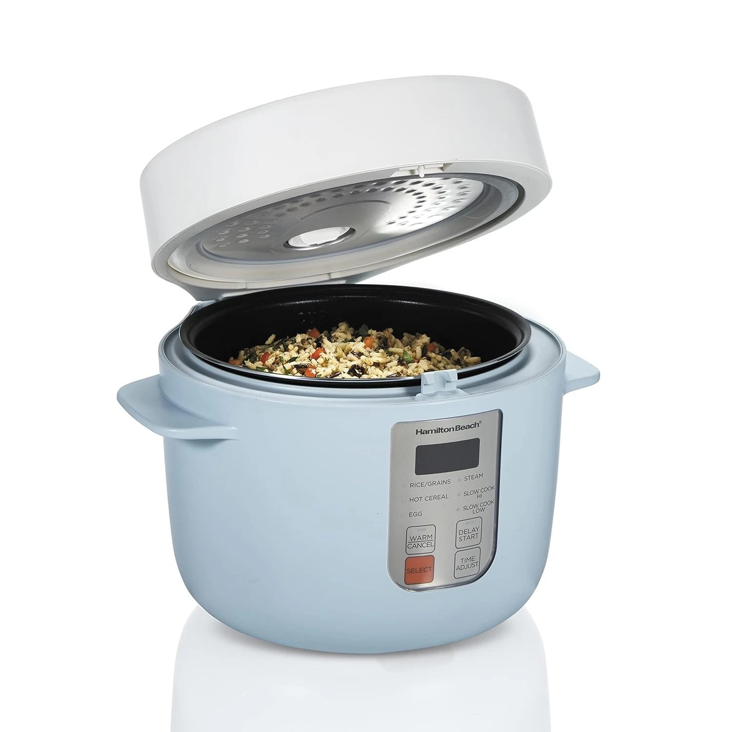 Hamilton Beach Digital Programmable Rice Cooker -,Blue NEW SEALED (37561)