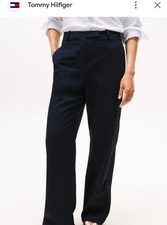 Tommy Hilfiger Dress Pants Navy Blue Womens Size 6 Tapered High Rise