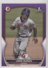 2023 Bowman Prospects Purple 211/250 Jorge Burgos #BP-98 0q4s
