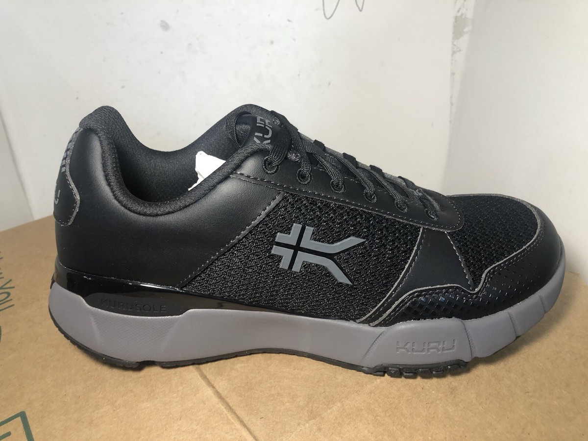 Kuru Quantum 2.0 Mens Size 8 Wide Jet Black Slate Gray Shoes New In Box Kuru Quantum 2.0 Mens Size 10.5E Jet Black Gray Athletic  main image 2