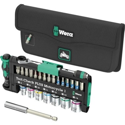 Wera Tool-Check PLUS Motorrad 1 Steckschlüssel- & Bit-Satz, 40-teilig - 05049035001