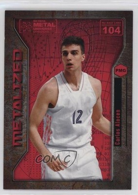 2021 Skybox Metal Universe Champions Metalized Rookies PMG Red Carlos Alocen p8v