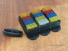 3-D printed Blade fuse Storage Holder Holds Up To 8X STD Automotive Blade Fuses