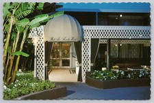 Bel Air Sands Hotel Entrance Los Angeles CA Postcard Vintage Marti Coale