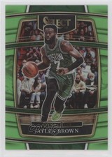 2021-22 Panini Select Concourse Neon Green Prizm 51/75 Jaylen Brown #67 s1i