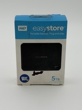WD WDBAJP0050BBK-WESN Easystore 5TB External USB 3.0 Portable Hard Drive - Black