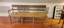 Antique 19th Century Painted Pennsylvania Dutch Bench