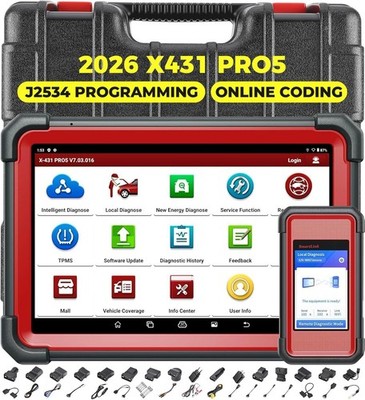 2026 LAUNCH X431 PRO 5 Profi KFZ OBD2 Diagnosegerät Scanner J2534 Programmier