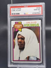 1979 Topps Carl Eller Minnesota Vikings #406 PSA 10